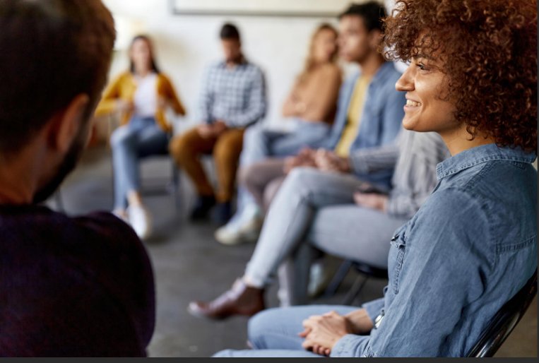 Professional anger management group session